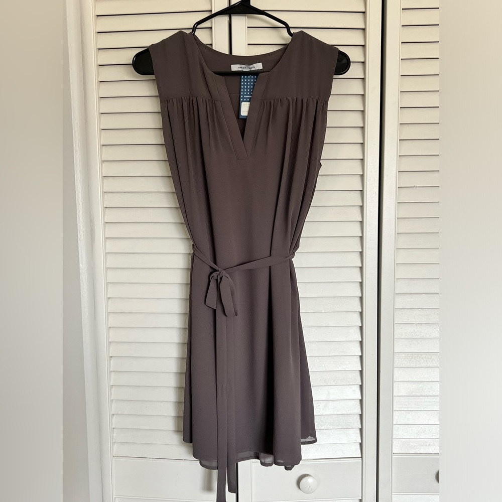 Gray Sleeveless Dress L